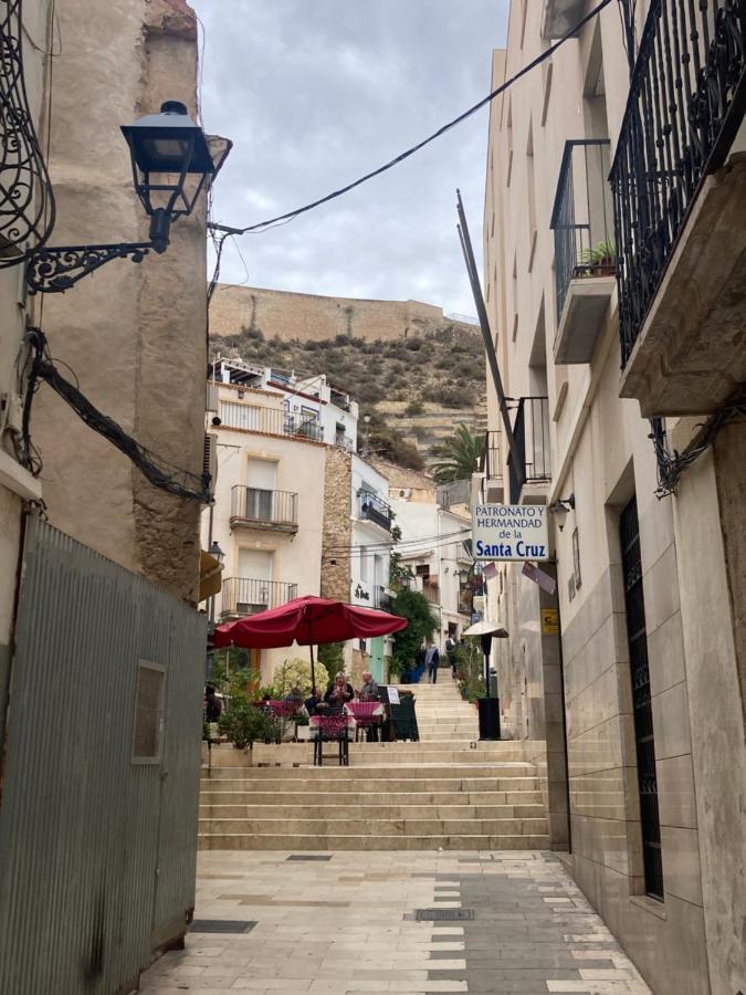 Private Terrace-Romantic-Sea, Castle Views-Central Alicante Kültér fotó