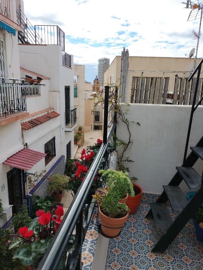 Private Terrace-Romantic-Sea, Castle Views-Central Alicante Kültér fotó